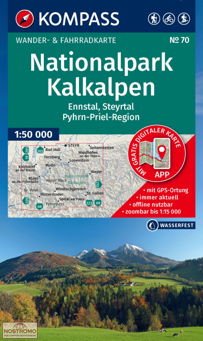 NATIONALPARK KALKALPEN 70 | Kompass hiking map
