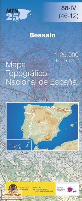088-4 BEASAIN | carte topographique CNIG