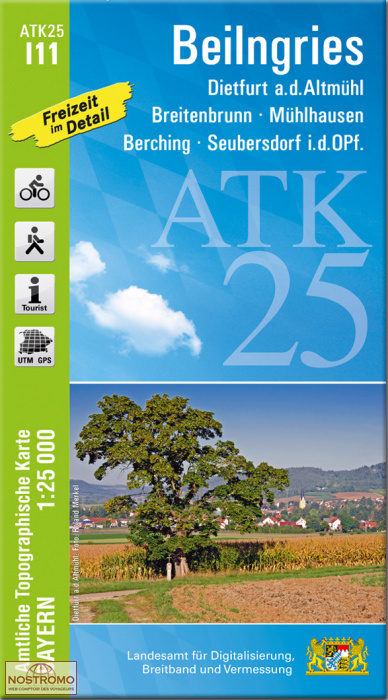 ATK25 - I11 BEILNGRIES | LDBV hiking map