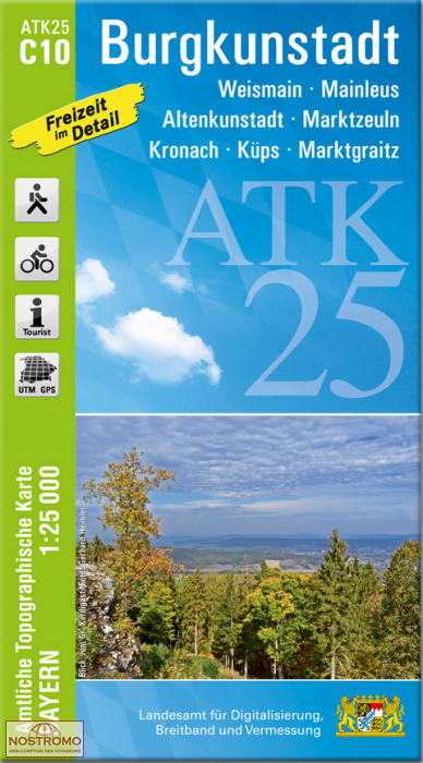 ATK25 - C10 BURGKUNSTADT | LDBV hiking map