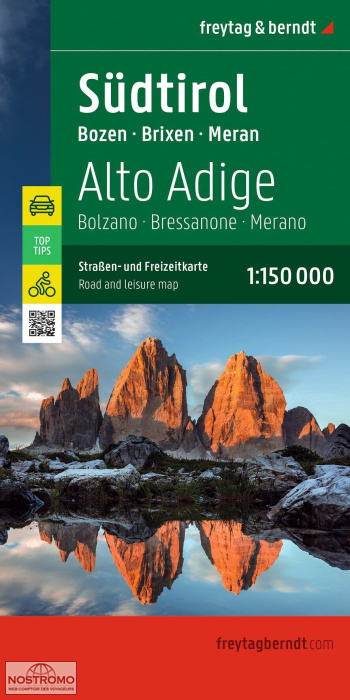 TYROL SUD | carte routière Freytag & Berndt