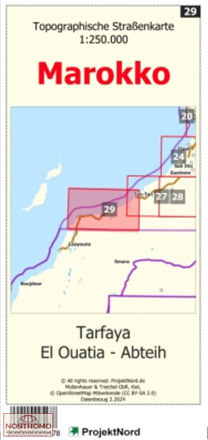 29 TARFAYA - EL OUATIA - ABTEIH | Projektnord topographic map