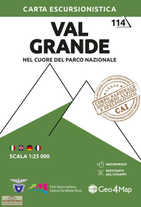 114 VAL GRANDE NEL CUORE DEL PARCO NAZIONALE | Geo4map hiking map