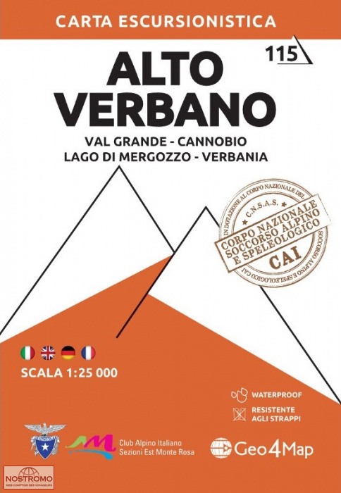 115 ALTO VERBANO | Geo4map hiking map