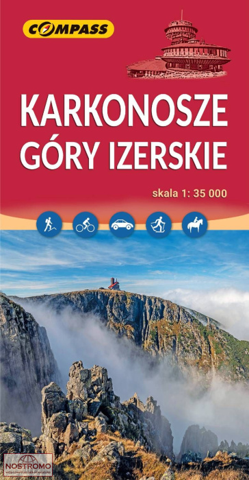 KARKONOSZE I GÓRY IZERSKIE | Compass hiking map