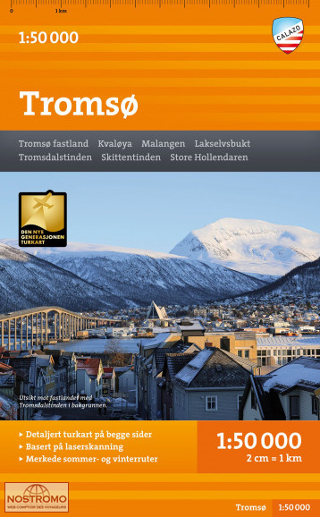 TROMSØ | carte de randonnée Calazo