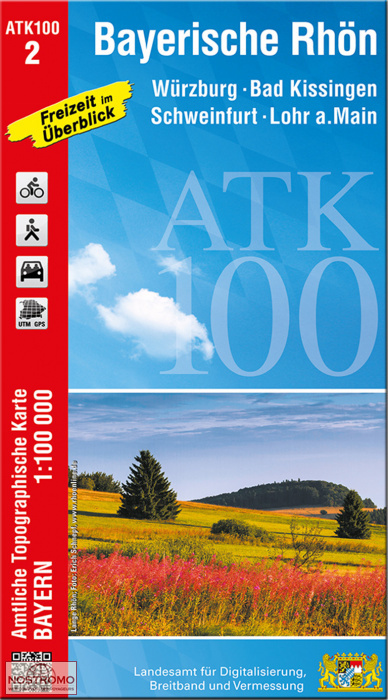 ATK100 - 02 BAYERISCHE RHÖN | LDBV travel map