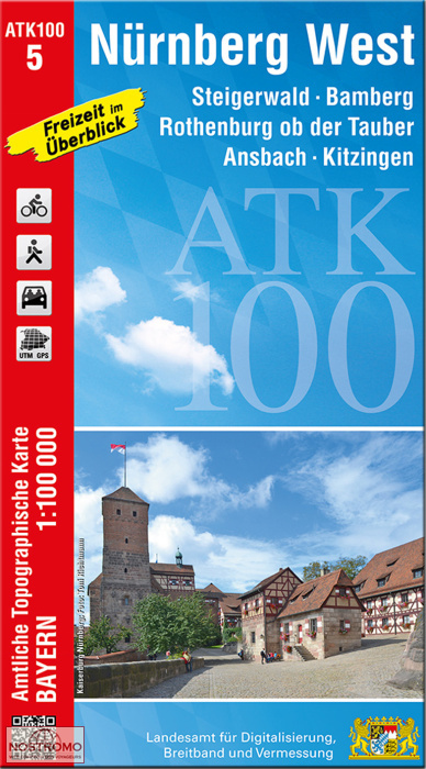 ATK100 - 05 NÜRNBERG WEST | LDBV travel map