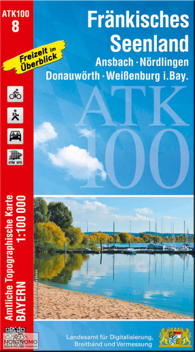 ATK100 - 08 FRÄNKISCHES SEENLAND | LDBV travel map