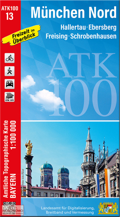 ATK100 - 13 MÜNCHEN NORD | LDBV travel map
