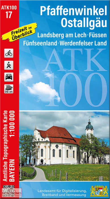 ATK100 - 17 PFAFFENWINKEL - OSTALLGÄU | LDBV travel map