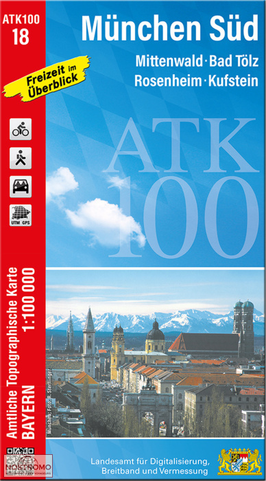 ATK100 - 18 MÜNCHEN SÜD | LDBV travel map