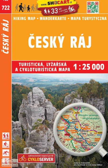 722 ČESKÝ RÁJ | Shocart hiking map