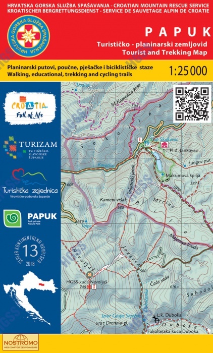 13 PAPUK | carte de randonnée HGSS