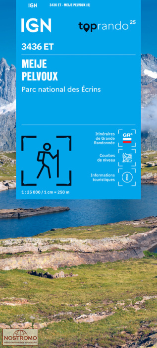 3436ET MEIJE - PELVOUX | IGN hiking map