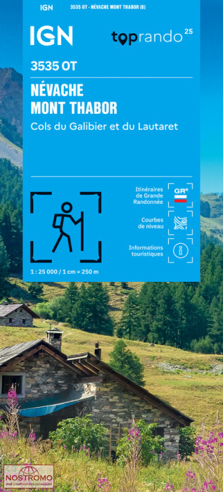 3535OT NÉVACHE - MONT THABOR | IGN hiking map
