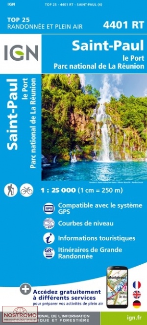 4401RT SAINT-PAUL | carte de randonnée IGN