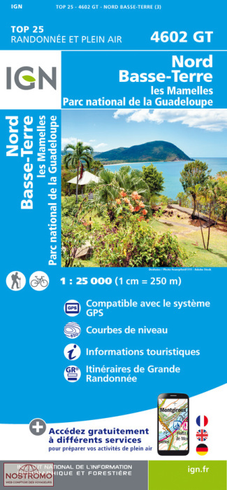 4602GT NORD BASSE-TERRE | IGN hiking map