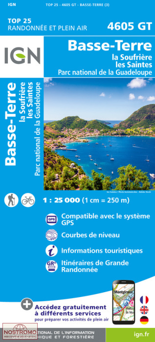 4605GT BASSE-TERRE | IGN hiking map