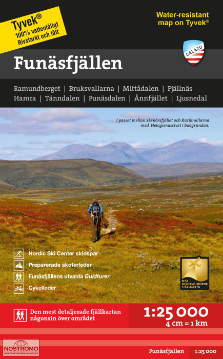FUNÄSFJÄLLEN | Calazo hiking map