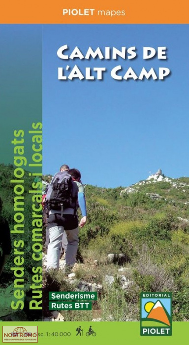 CAMINS DE L'ALT CAMP | Piolet hiking map