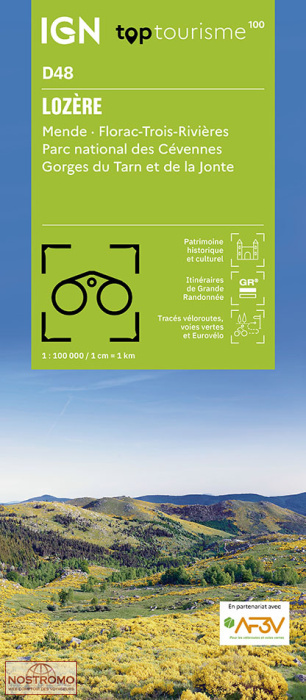 D48 LOZÈRE | carte touristique IGN