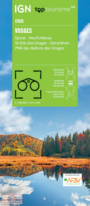 D88 VOSGES | IGN travel map