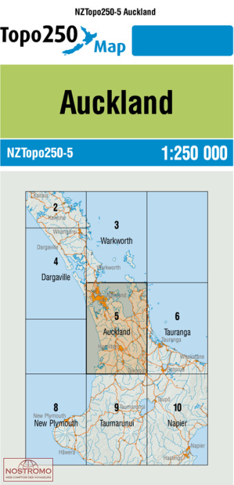 05 AUCKLAND | carte topographique LINZ