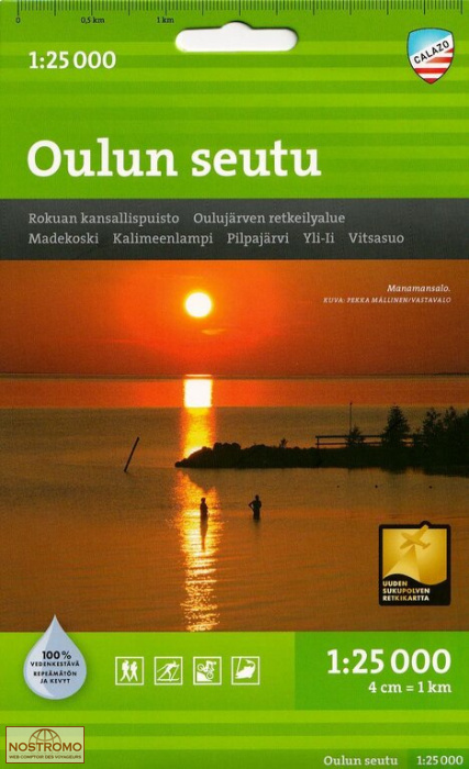 OULUN SEUTU | Calazo hiking map