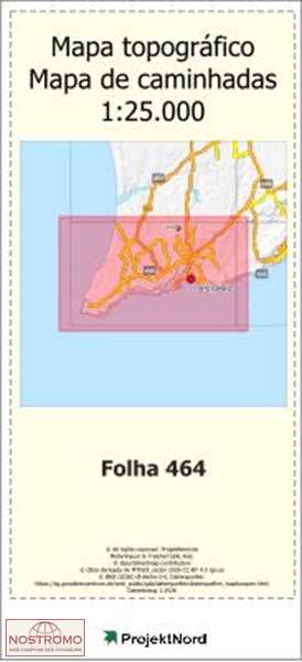 464 SESIMBRA | Projektnord topographic map
