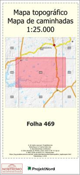 469 SAO CRISTOVAO | Projektnord topographic map