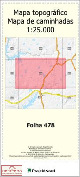 478 ALCAÇOVAS | Projektnord topographic map