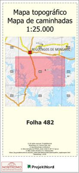 482 CAMPO (REGUENGOS DE MONSARAZ) | Projektnord topographic map