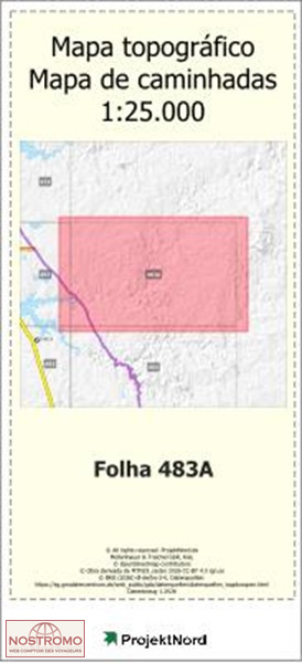 483A MOURAO LESTE | Projektnord topographic map
