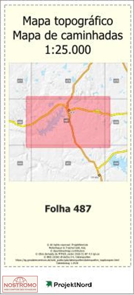 487 TORRAO | Projektnord topographic map