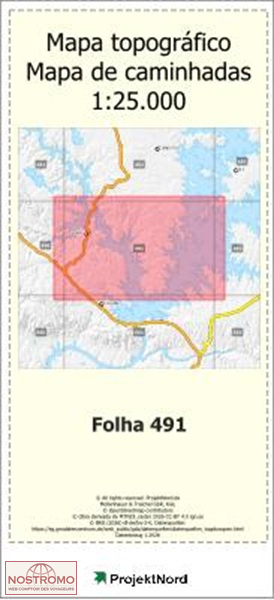 491 AMIEIRA (PORTEL) | Projektnord topographic map