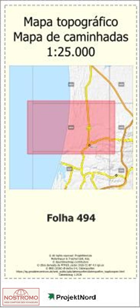 494 MELIDES (GRANDOLA) | Projektnord topographic map