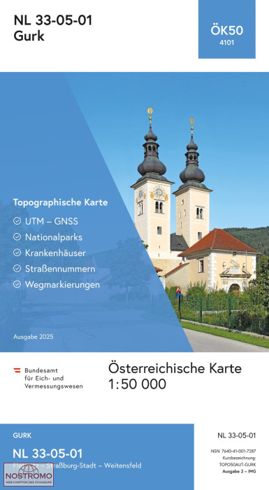 4101 GURK | carte topographique BEV