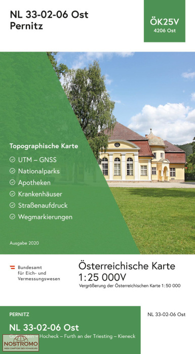 4206-OST PERNITZ | carte topographique BEV