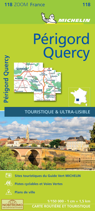 118 QUERCY - PERIGORD | Michelin road map