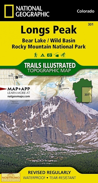 LONGS PEAK | National Geographic hiking map