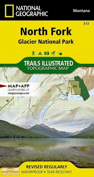 NORTH FORK | National Geographic hiking map