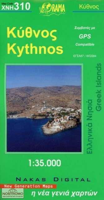 KYTHNOS 310 | carte touristique Orama