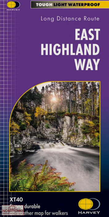 EAST HIGHLAND WAY | Harvey hiking map