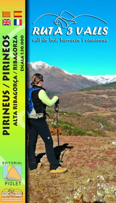 RUTA 3 VALLS  | Piolet hiking map