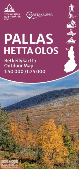 PALLAS - HETTA - OLOS | Karttakauppa hiking map