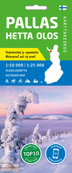 PALLAS - HETTA - OLOS | Karttakeskus hiking map