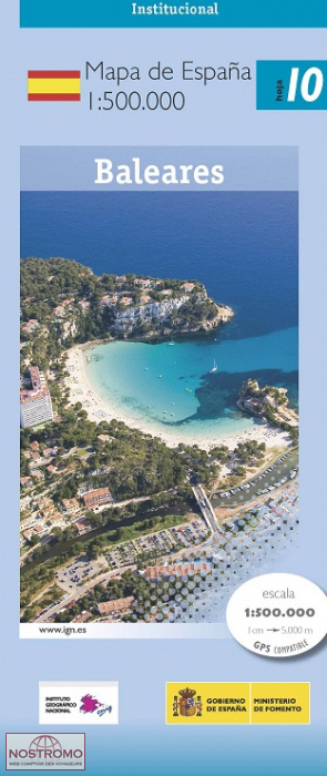 10 BALÉARES | carte touristique CNIG