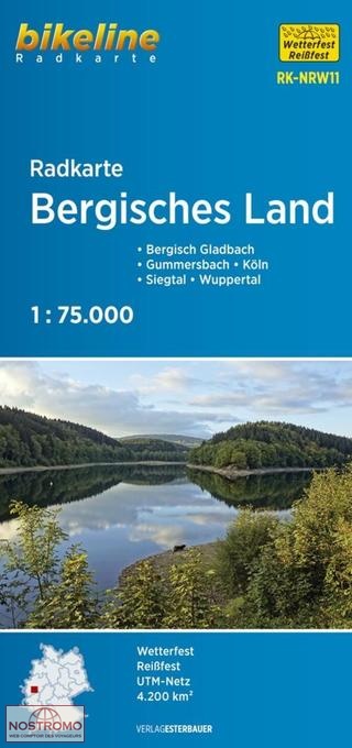 NRW11 BERGISCHES LAND | Esterbauer cycling map