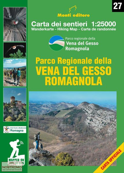 27 P.N. DELLA VENA DEL GESSO ROMAGNOLA | Monti hiking map